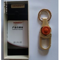 Брелок Honest с фонариком (подарочная коробка) HL-265-Gold