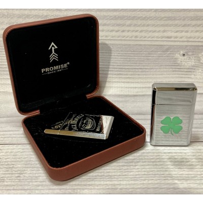 Зажигалка в подарочной коробке Jack Daniels Promise (Турбо пламя) №16656 / D-14