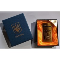 Зажигалка в подарочной упаковке Герб Украины 