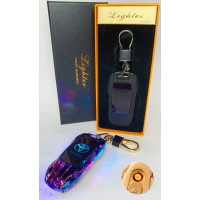 Электрическая зажигалка - брелок Авто (с USB-зарядкой и подсветкой⚡️) HL-467 Colorful