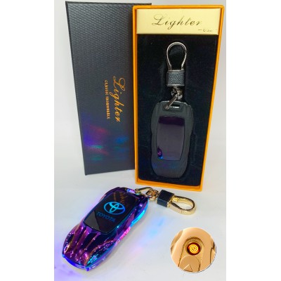 Электрическая зажигалка - брелок Авто (с USB-зарядкой и подсветкой⚡️) HL-467 Colorful
