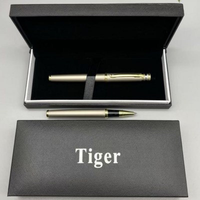 Подарочная ручка Tiger в футляре (золотисто-серебристая) RP-515