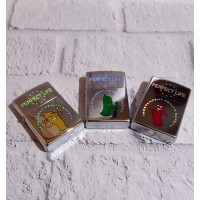 Зажигалки бензиновые металлические PERFECT LIFE EARTH D520