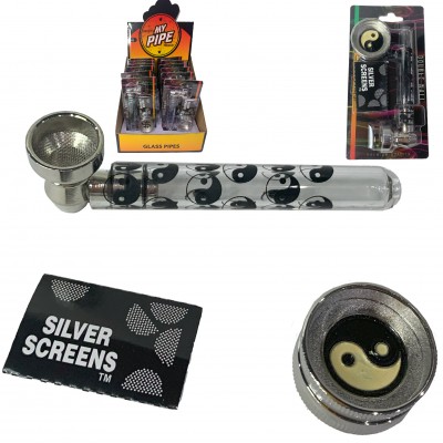 Практичный и компактный набор для курения 3в1 'Legalize ☘️' HL-582 Black