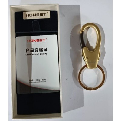 Брелок-карабин Honest (подарочная коробка) HL-275 Gold