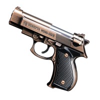 Зажигалка газовая Пистолет BERETTA M92G COB  (Турбо пламя острое 