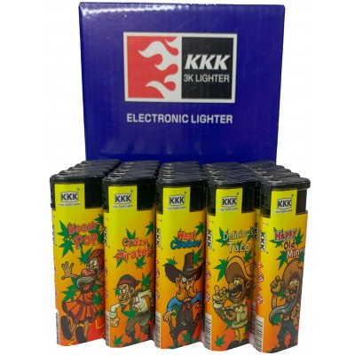 Зажигалки газовые KKK Lighter Укурки ☘️ (турбо пламя 