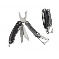 Нож мультитул 9в1 туристический многофункциональный Traveler 12см MQ015 Black