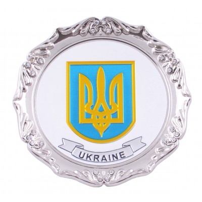 Магнит Герб Ukraine Блюдце UK-112F