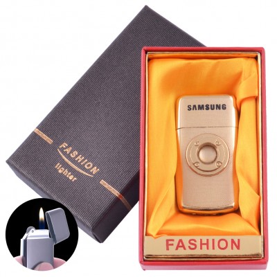 Зажигалка кремневая в подарочной коробке FASHION (Обычное пламя) XT-89 Gold