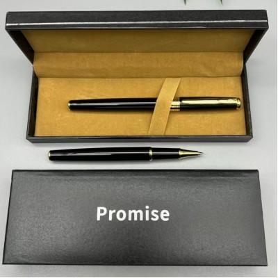Подарочная ручка Promise в футляре (черно-золотая) RP-280