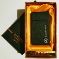 Зажигалка подарочная Mercedes-Benz Black (Турбо пламя 