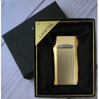 Зажигалка в подарочной коробке Gold Lighter (турбо пламя 