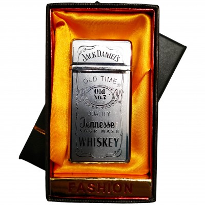 Зажигалка в подарочной коробке Jack Daniels Whiskey (турбо пламя 