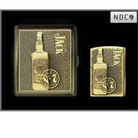 Подарочный набор NBC: зажигалка и портсигар Jack Daniels WKL-066