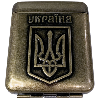 Портсигар «Украина» на 20 сигарет в подарочной коробке HL-759-4