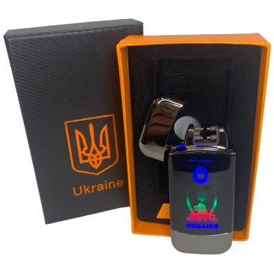 Дуговая электроимпульсная зажигалка с USB-зарядкой⚡️Украина LIGHTER HL-438-Black