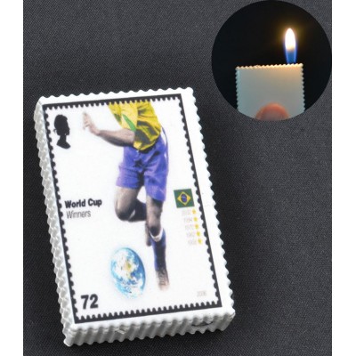 Зажигалка карманная марки World Cup (обычное пламя) №2563-5
