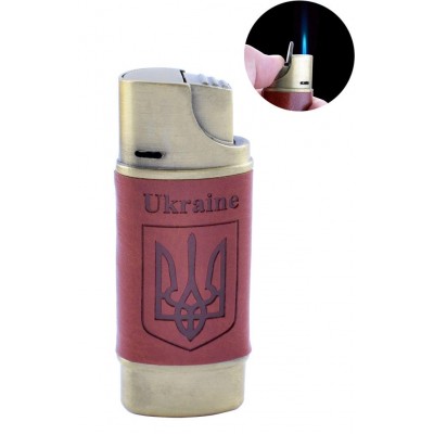 Зажигалка карманная Украина (Острое пламя) №4551
