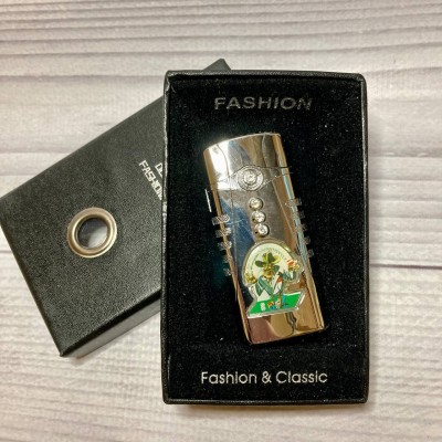 Зажигалка подарочная с камнями 