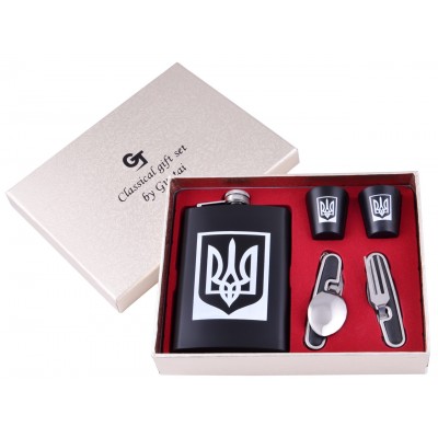 Подарочный набор Украина фляга/нож/стопки TZ-25