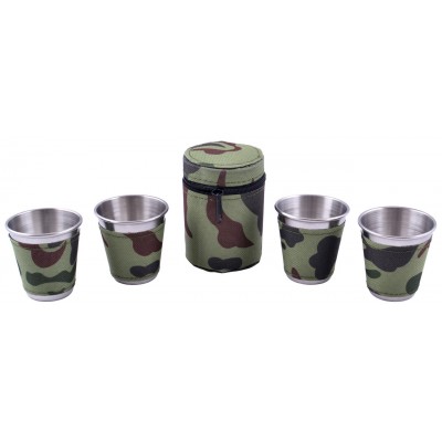 Рюмки в камуфляжном чехле (4 шт) PM-23