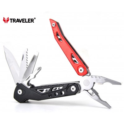 Многофункциональный нож (Мультитул) Traveler (60шт/ящ) MQ-034 red