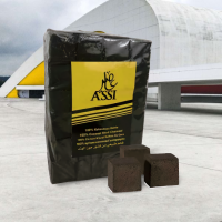 Кокосовый уголь для кальяна Assi Gold 1 кг 72 кубика