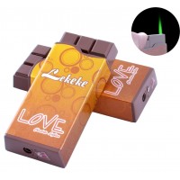 Зажигалка карманная Шоколад Love (Турбо пламя) №2376-2