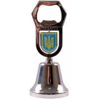 Сувенир- Колокольчик с открывалкой (Герб Украины) UDB-8
