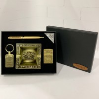 Подарочный набор 4в1 Пепельница, зажигалка, ручка, брелок Jack Daniels YJ-6441