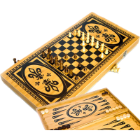 Игровой набор 3в1 Нарды,Шахматы,Шашки B4020-C