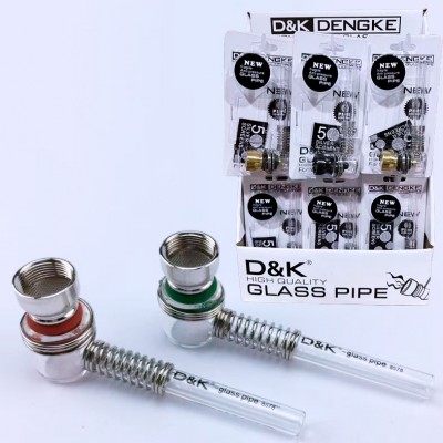 Набор стеклянная трубка «D&K» и сеточки (9.5 см) DK8578