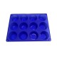Форма силиконовая для выпечки кексов 12 шт классический
