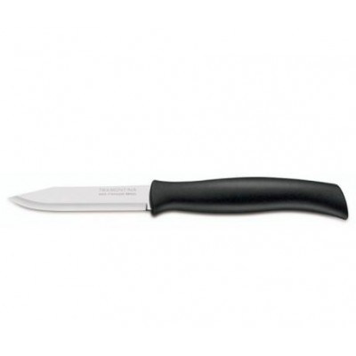 Нож Tramontina  23080/003 чёрная ручка 76 мм
