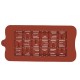 Форма силиконовая для конфет Шоколадка Новая Квадраты Форма силиконовая для конфет Шоколадка Новая Квадраты