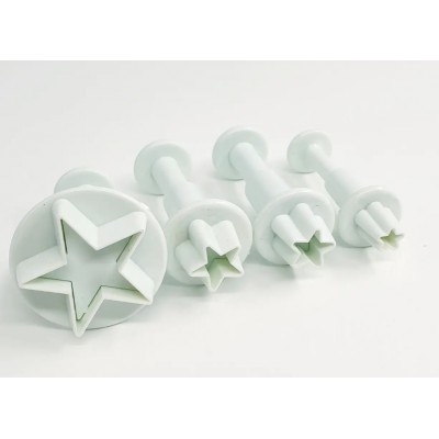 Плунжер кондитерский Звездочки из 4-х шт Плунжер кондитерский Звездочки из 4-х шт