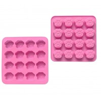 Форма силиконовая для евродесертов Котяча лапка 16 шт