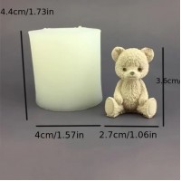 Силиконовый молд Мишка маленький 1 шт