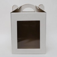 Коробка для торта 170*170*210 мм с окошком