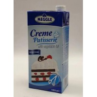 Вершки ультра-пастерізовані рослинні без цукру Creme Patisserie Meggle Вершки ультра-пастерізовані рослинні без цукру Creme Patisserie Meggle