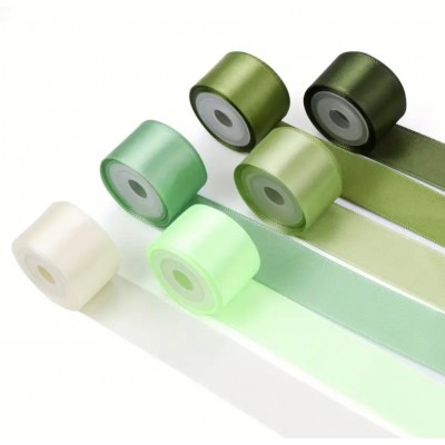 Набор декоративных атласных лент из 6 цветов по 4,5 м Набор декоративных атласных лент из 6 цветов по 4,5 м