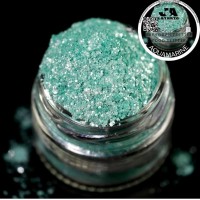 Пищевый блеск глиттер  AQUAMARINE 5 гр кандурин зелёно-голубой