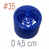 Кондитерская насадка для зефира #35 D4,5 см