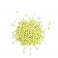 Рисові кульки в білому шоколаді зі смаком фісташки (малі) 50г