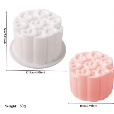 Форма силиконовая для Бенто торта№2 1 шт. Форма силиконовая для Бенто торта№2 1 шт.