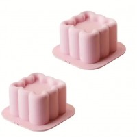 Форма силиконовая для Бенто торта №4 1 шт. Форма силиконовая для Бенто торта №4 1 шт.