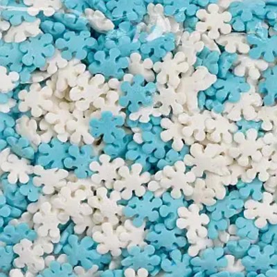 Посипка кондитерська мікс фігурна біло-блакитні 