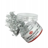 Вафельні блискітки перламутр срібний 1г