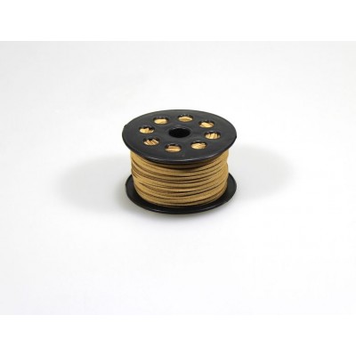 Шнур кожаный декоративный 2мм х 50м кофе Бежевый Unison (R.YPS Coffee)